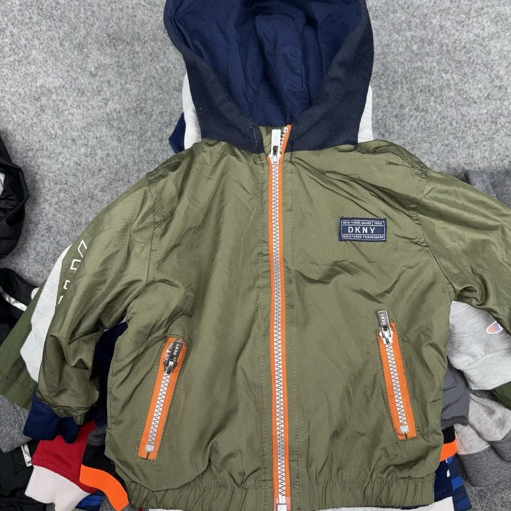 Boys 18M Jackets Hoodies Lot Of 16 Jordan Under Armour Ralph Lauren Winter Coat
